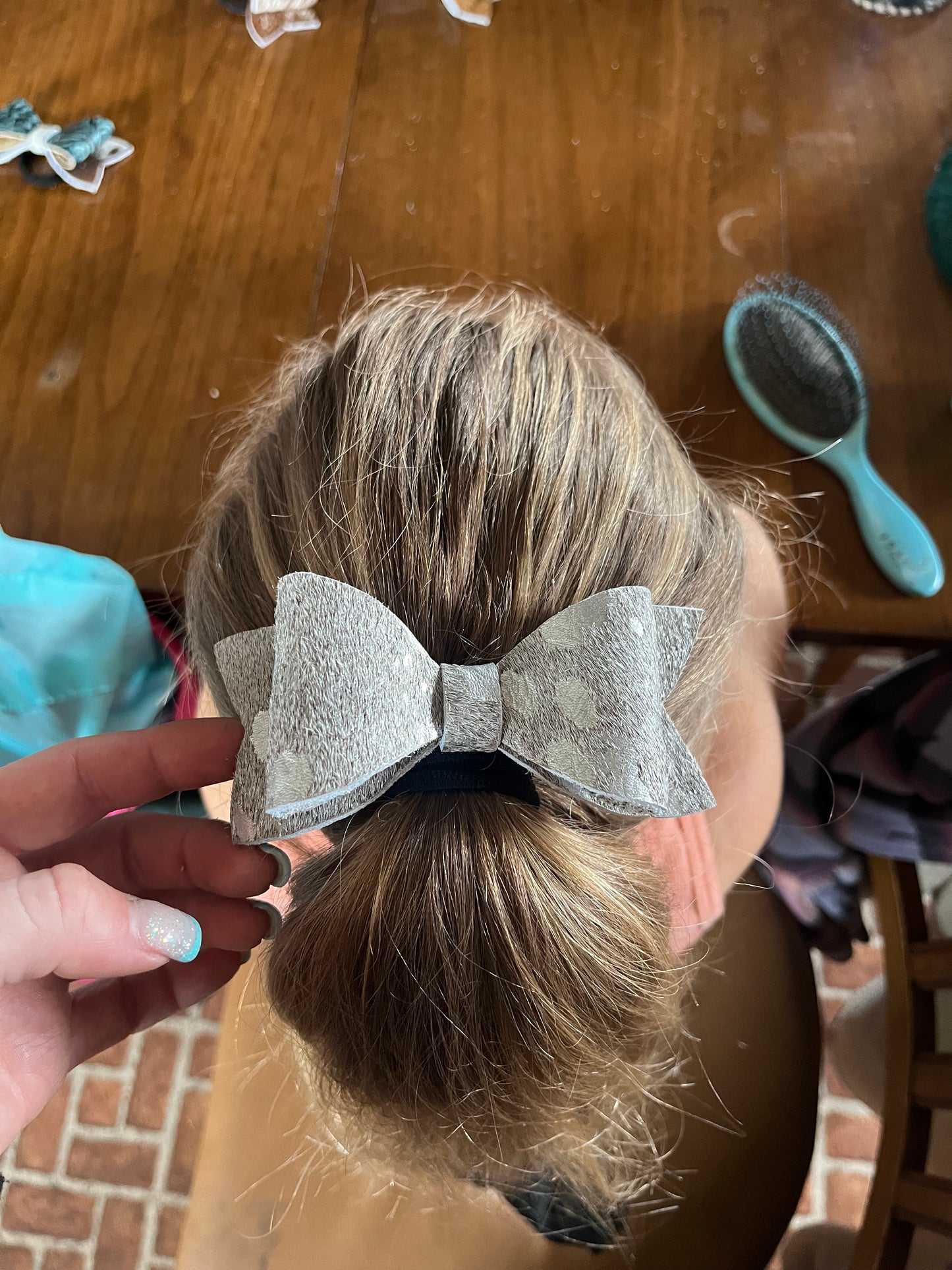 Leather Bow Acrylic Template