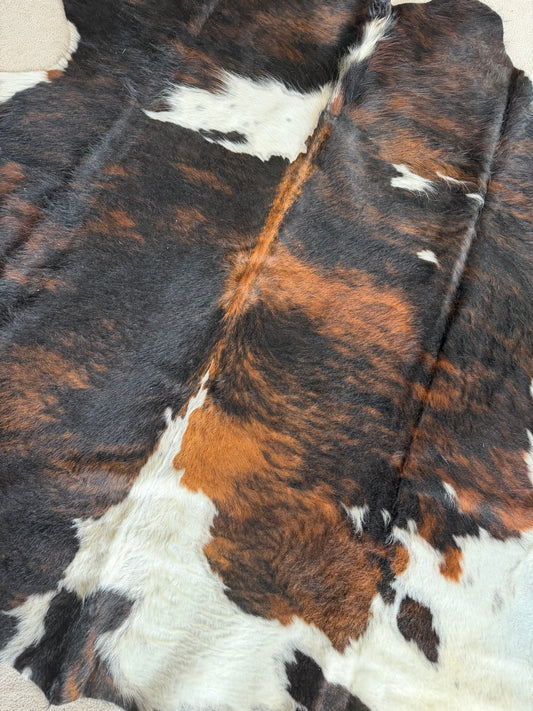 Hide #010 Tri-Brindle Cowhide Rental