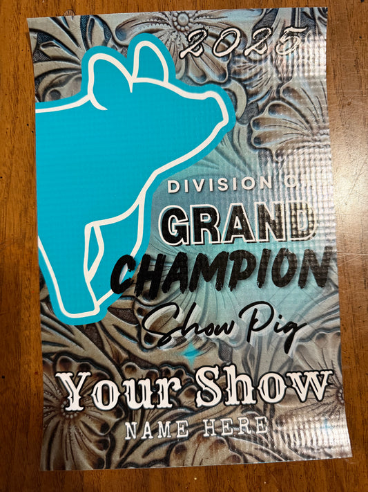 Tooled Heritage Livestock Show Banner