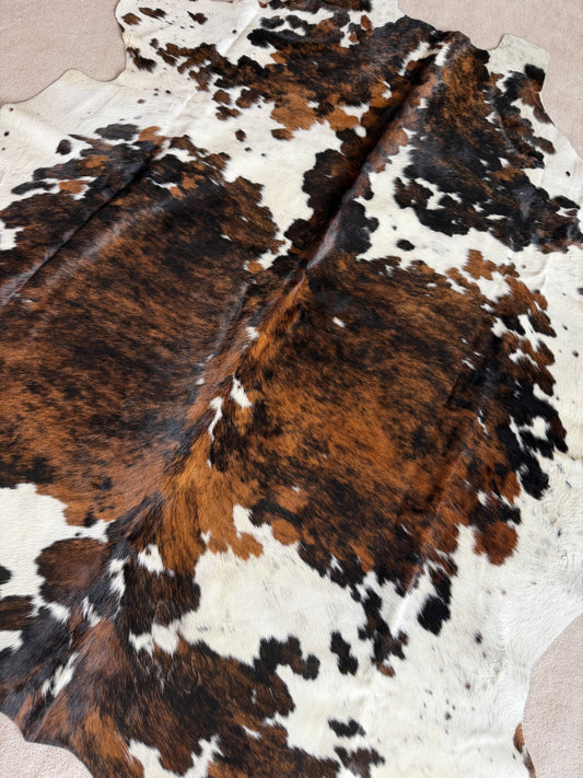 Hide #004 Tri-Brindle Cowhide Rental