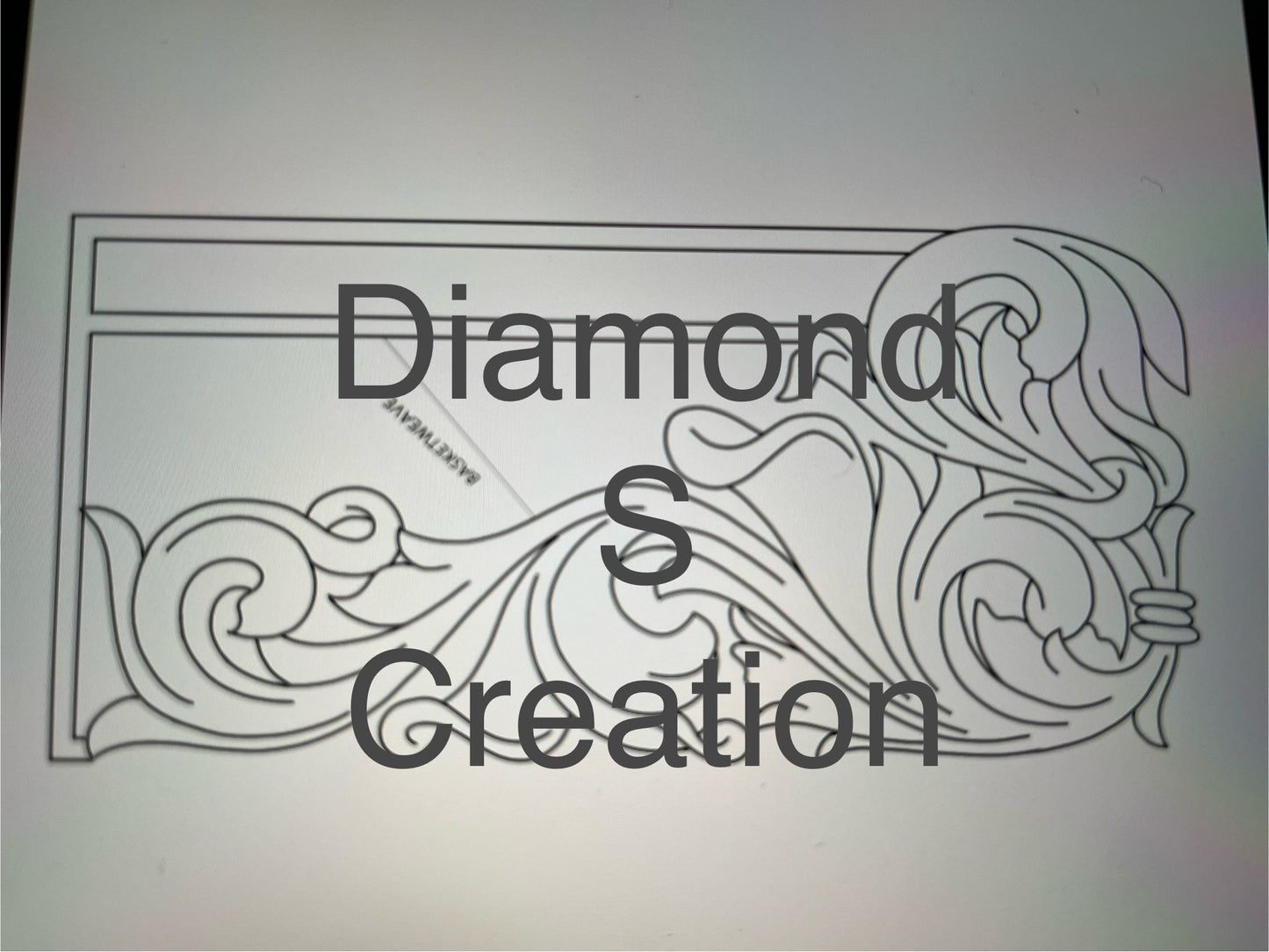 Rear cinch phone holder tooling patterns