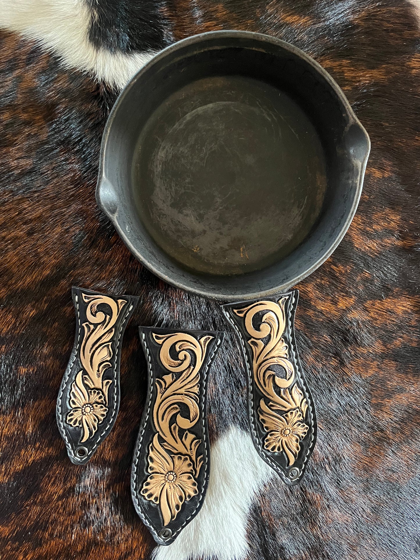 Cast Iron Skillet Handle Cover Tooling Pattern