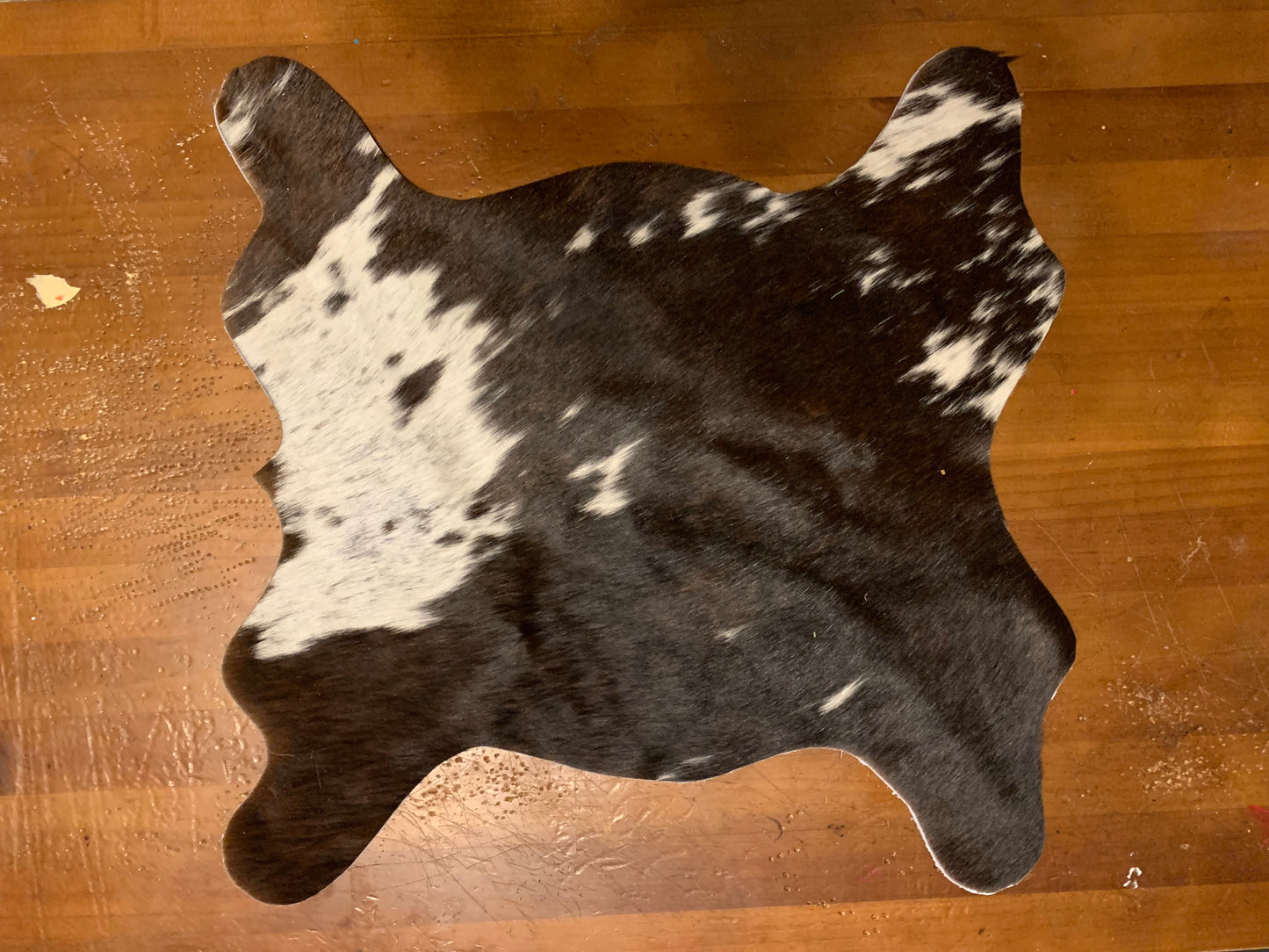 Mini Cowhide Table Center