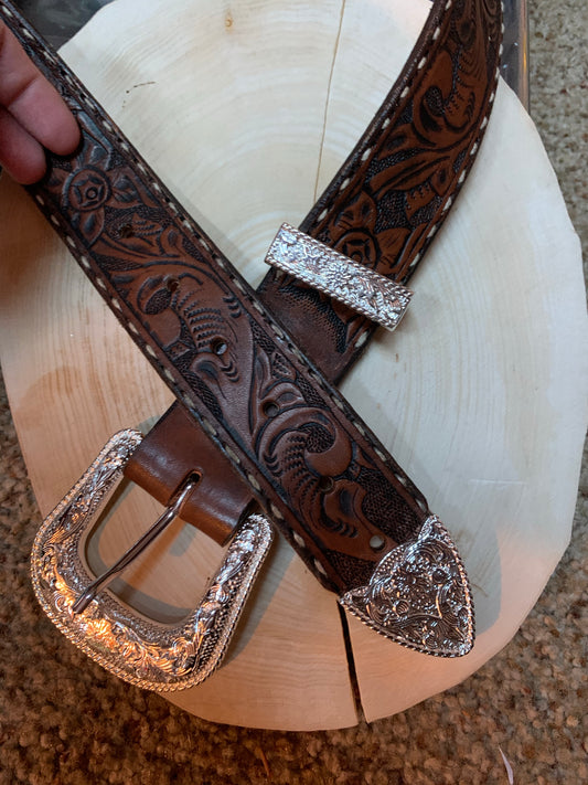 Custom Tooled Belt