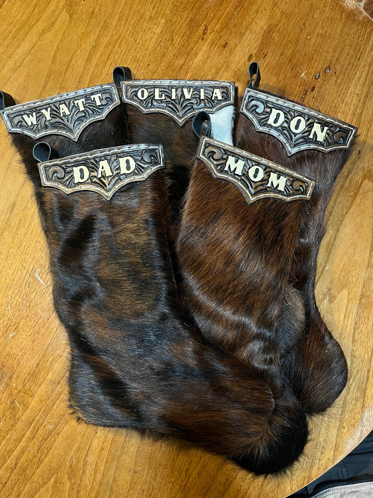 Cowhide stocking kits