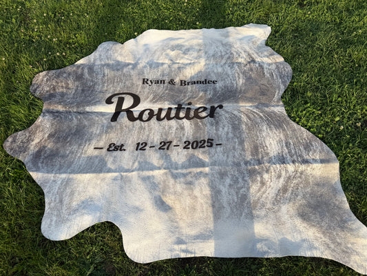 Custom Engraved Rug