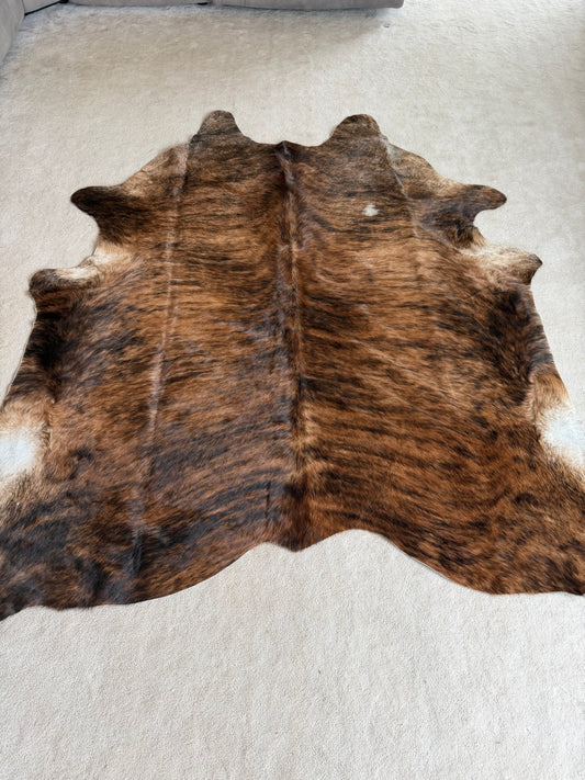 Hide #003 Brown Brindle Cowhide Rental