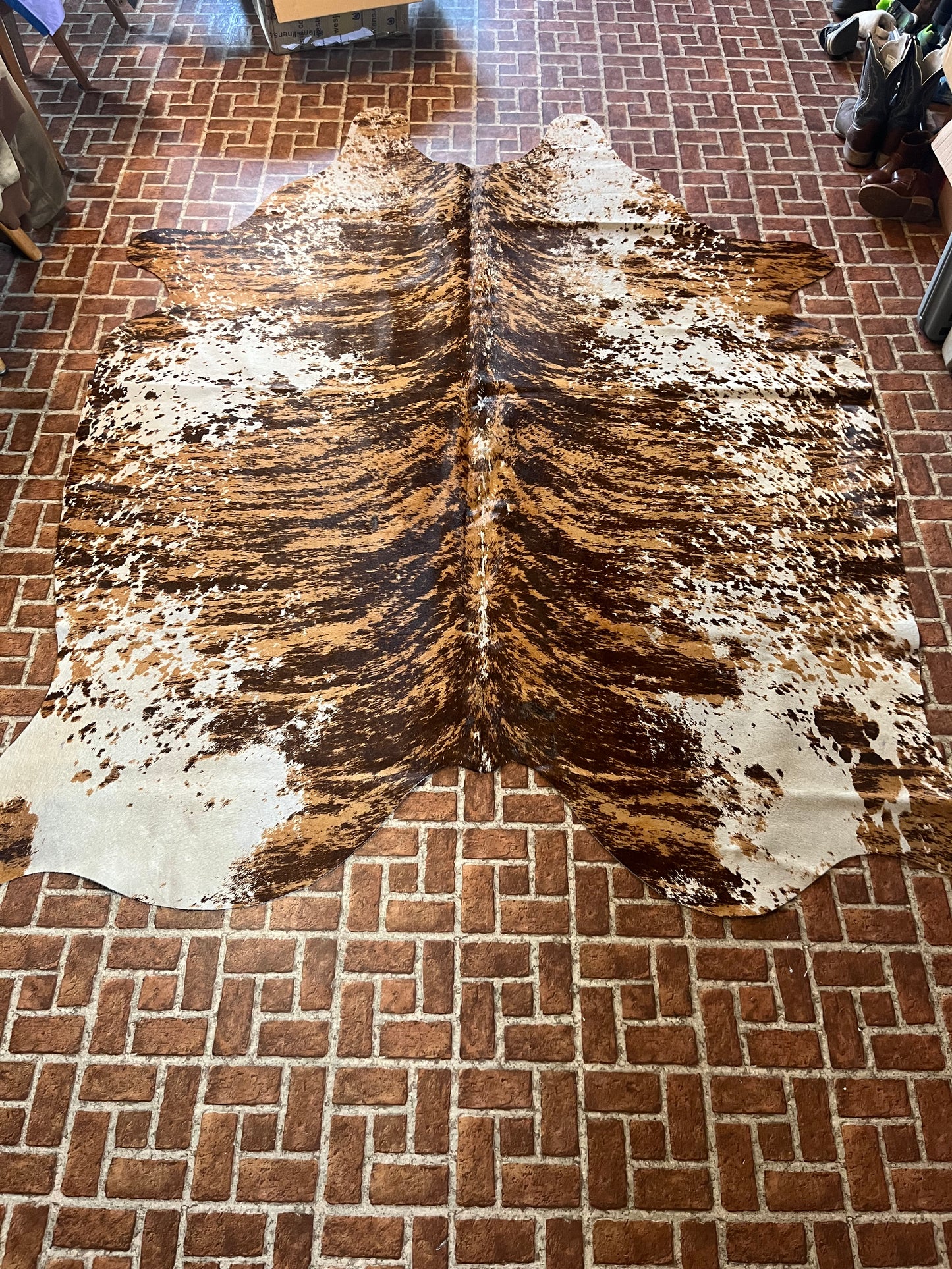 Tri-Brindle Cowhide Rugs