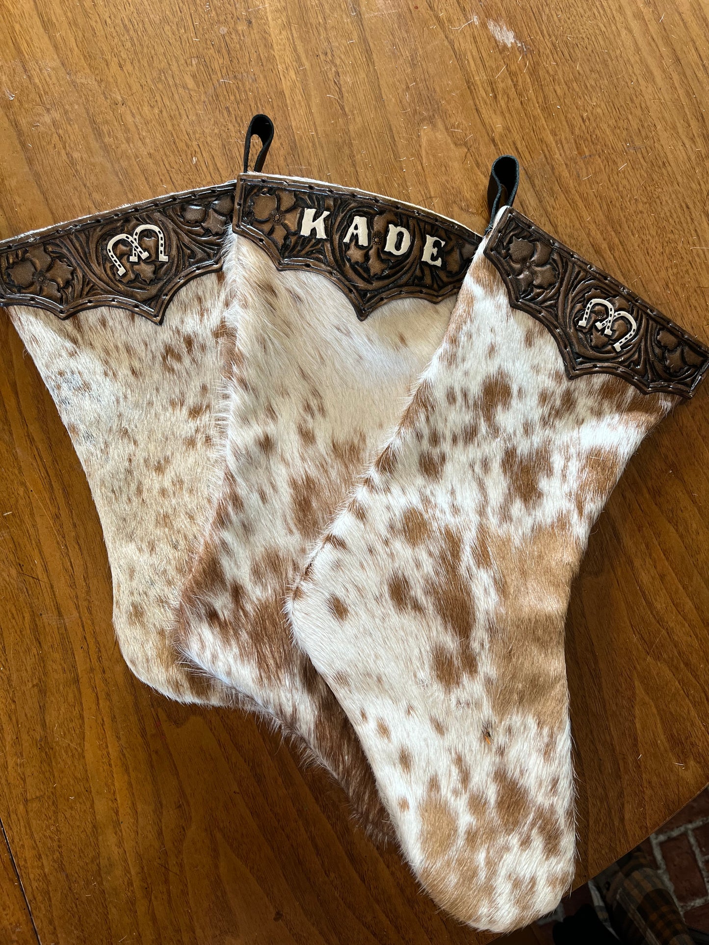 Cowhide stocking kits