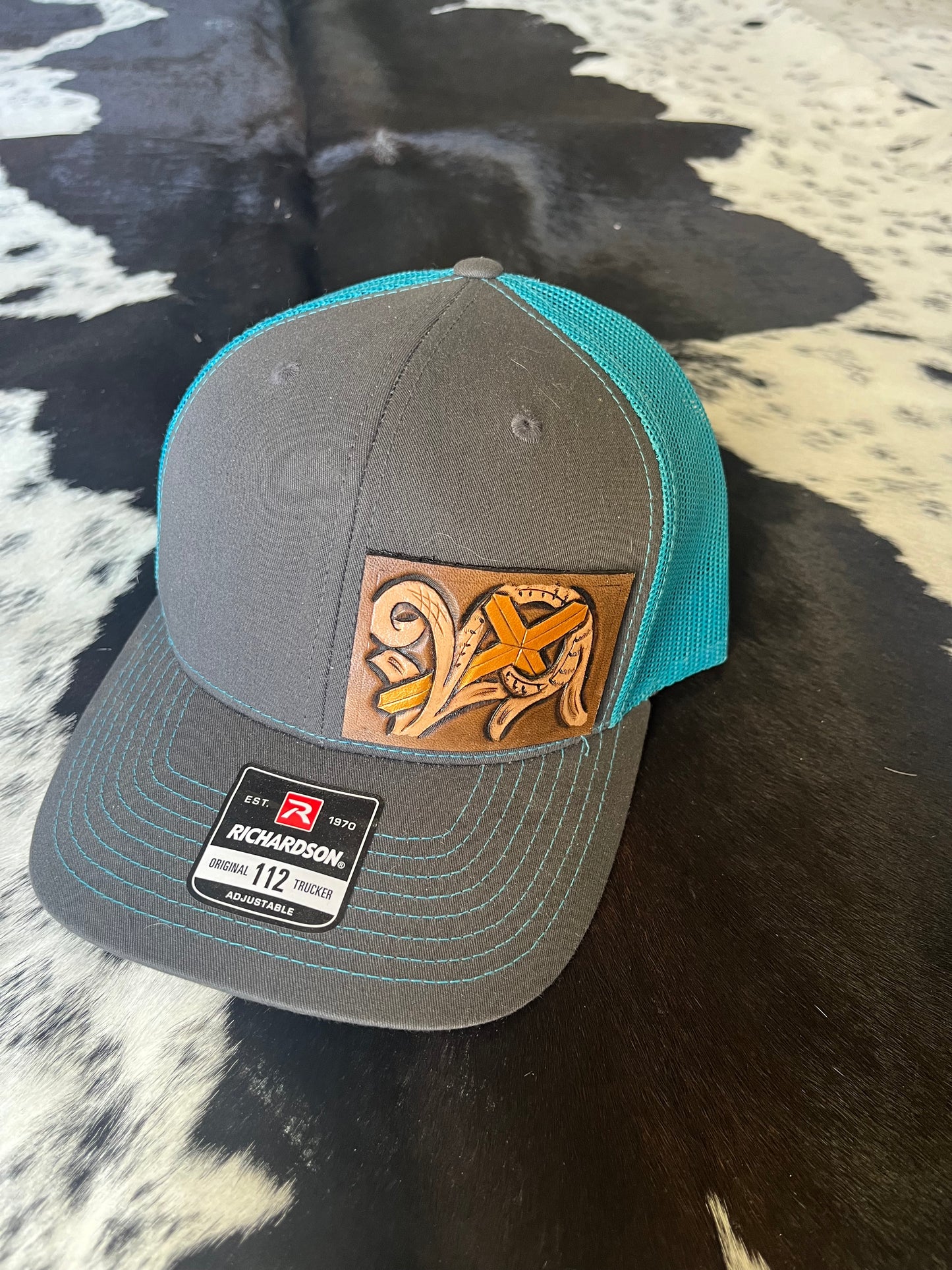 Tooled Patch Hat