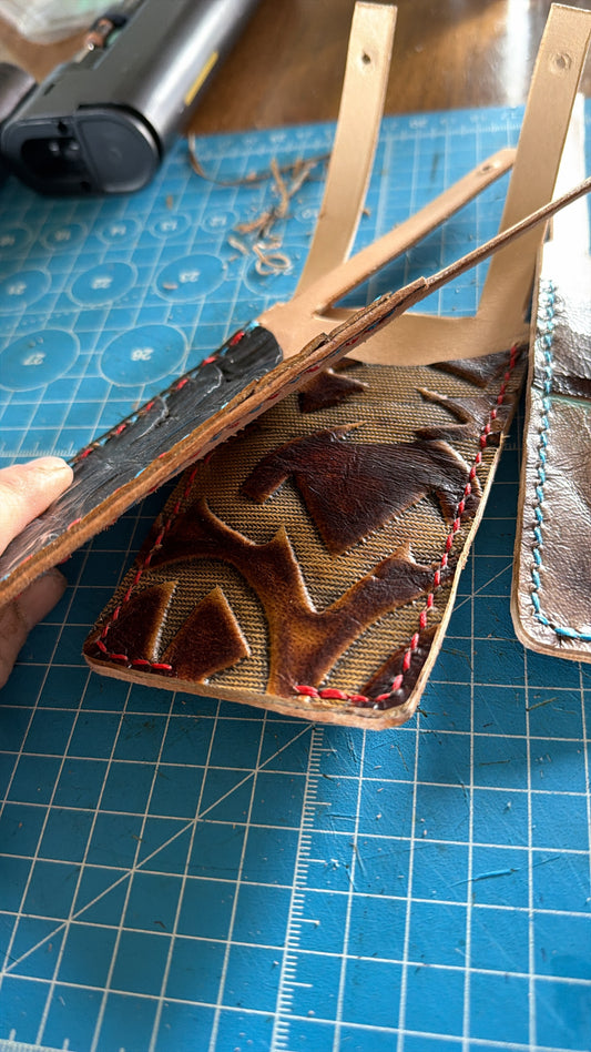 Boot Wallet 3 Slot Acrylic Template