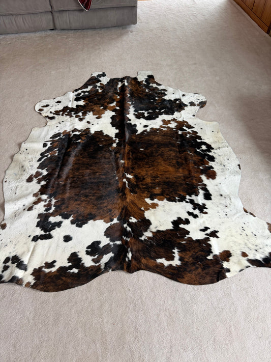 Hide #004 Tri-Brindle Cowhide Rental