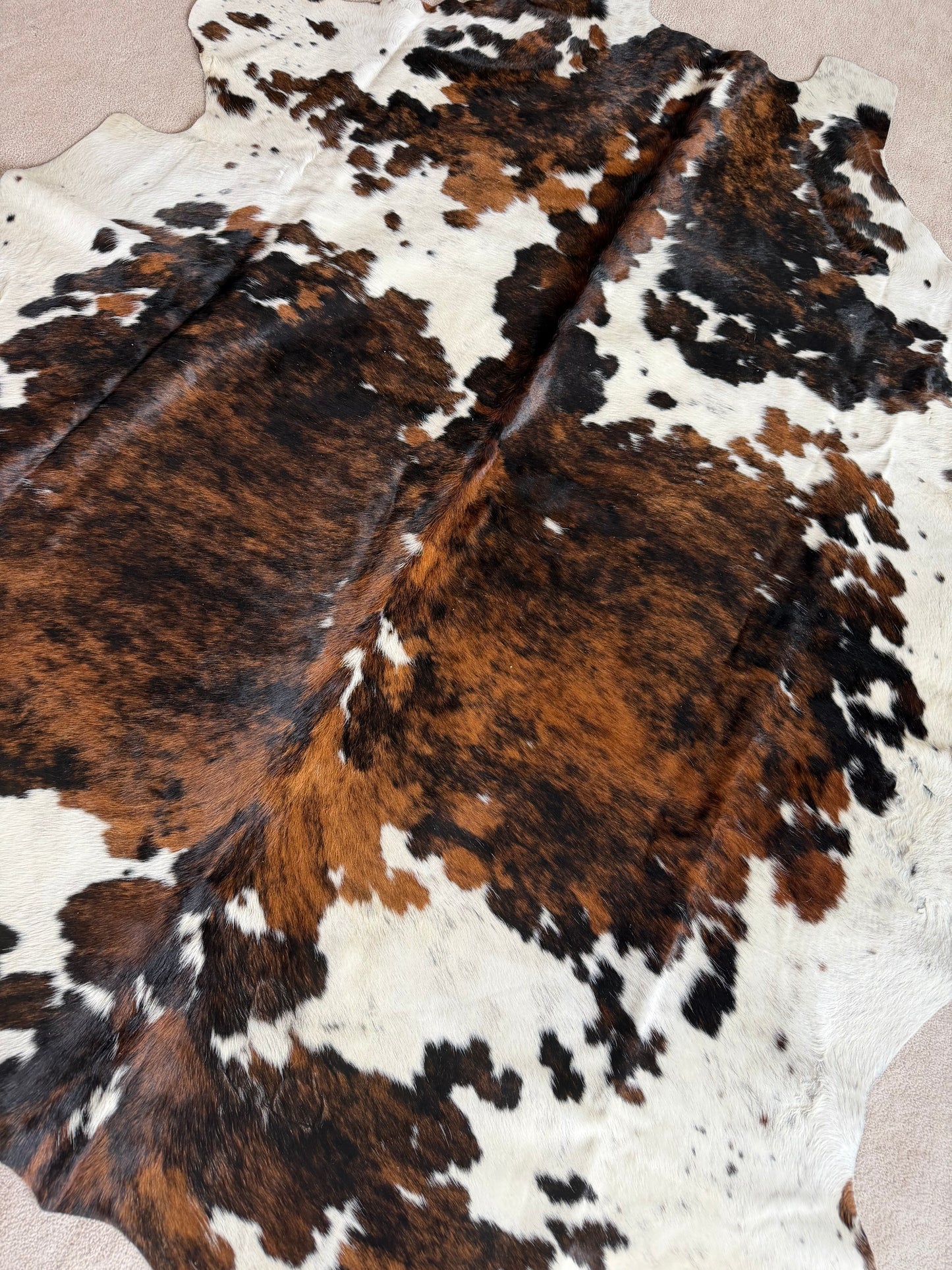 Hide #004 Tri-Brindle Cowhide Rental
