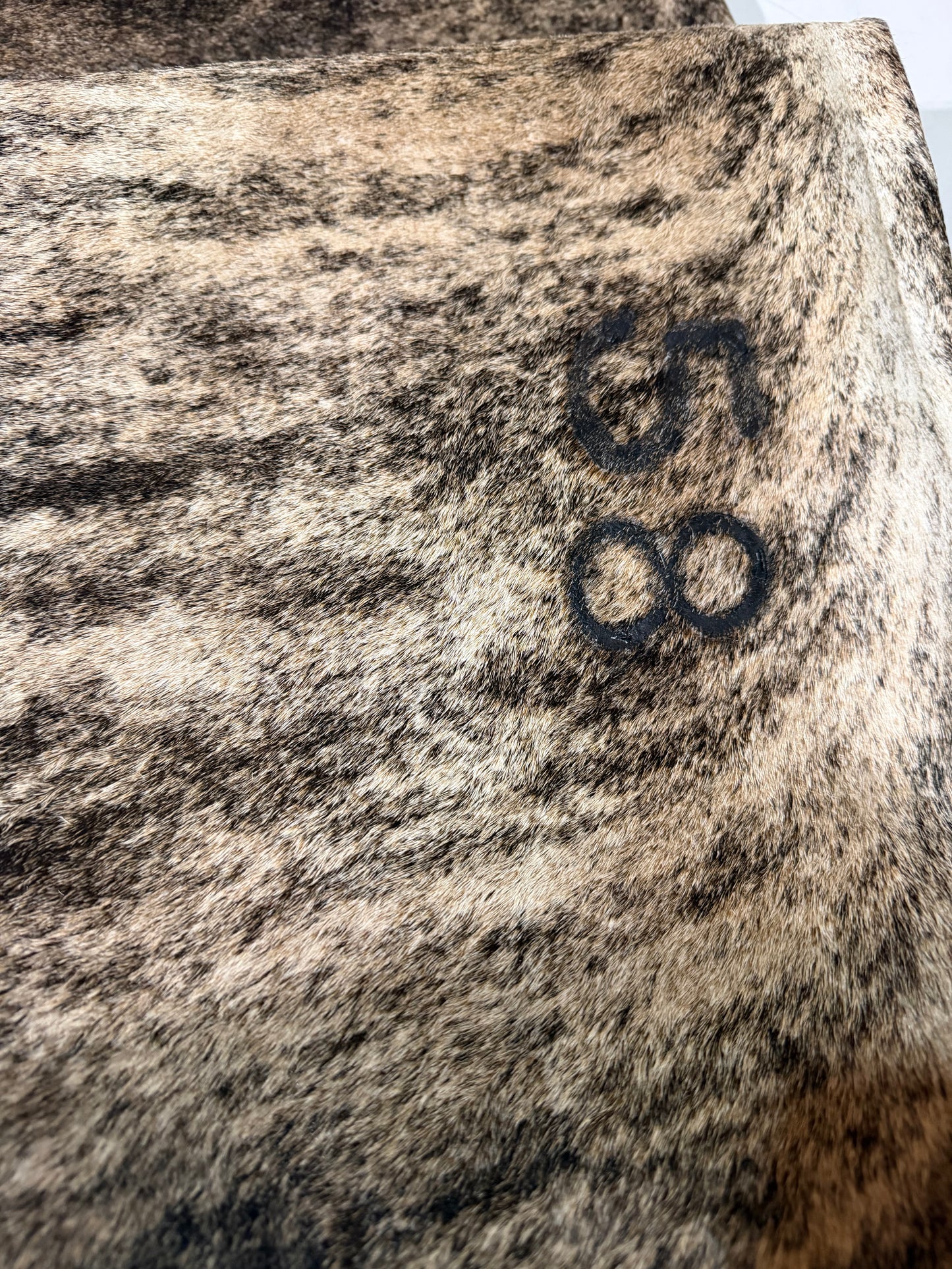 Hide #008 Tan Brindle Cowhide Rental