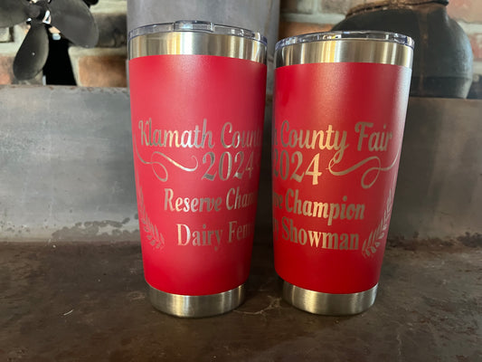 Engraved Tumbler Award