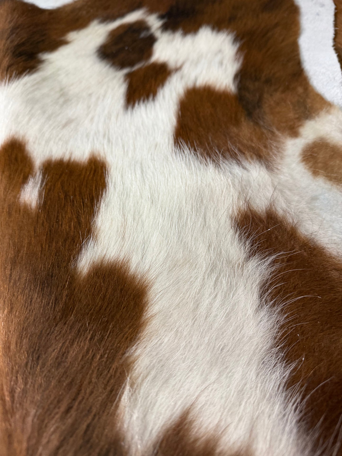 Hide #009 Red Tri-Brindle Cowhide Rental