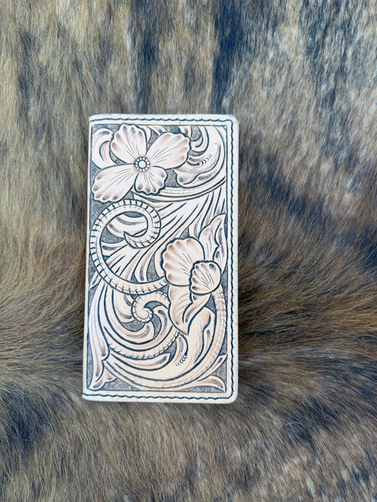 Hand Tooled Roper Wallet