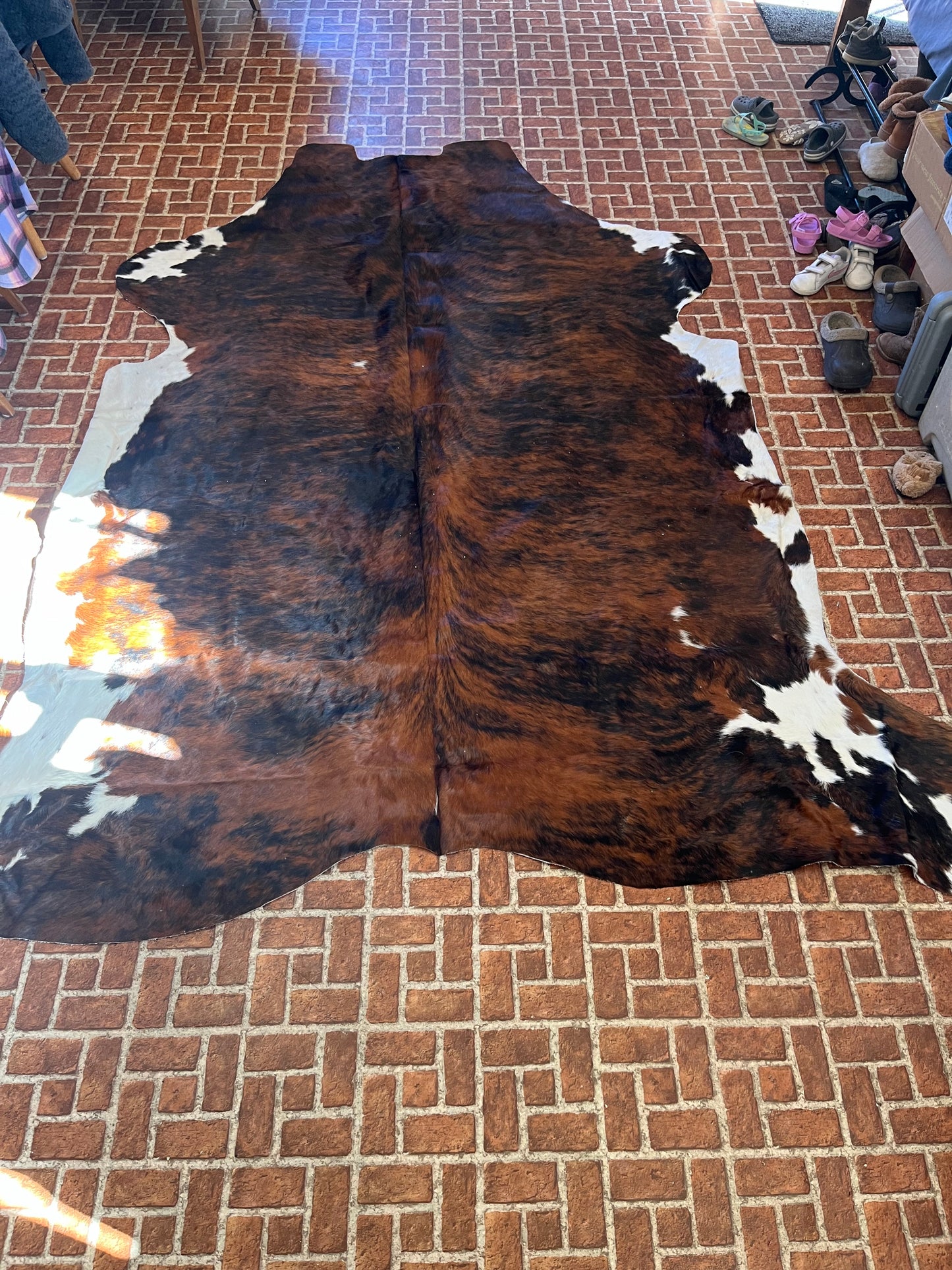 Tri-Brindle Cowhide Rugs