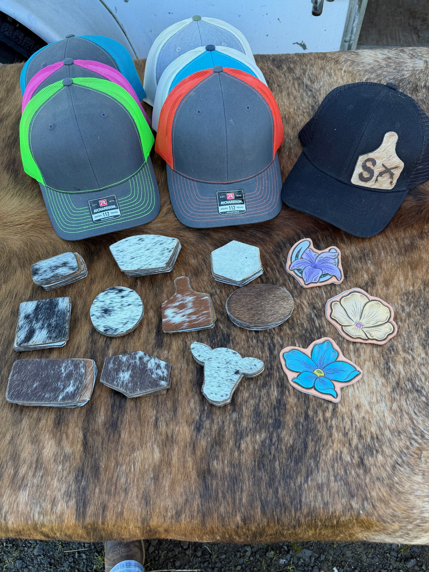 Custom mini Brand Hat patches