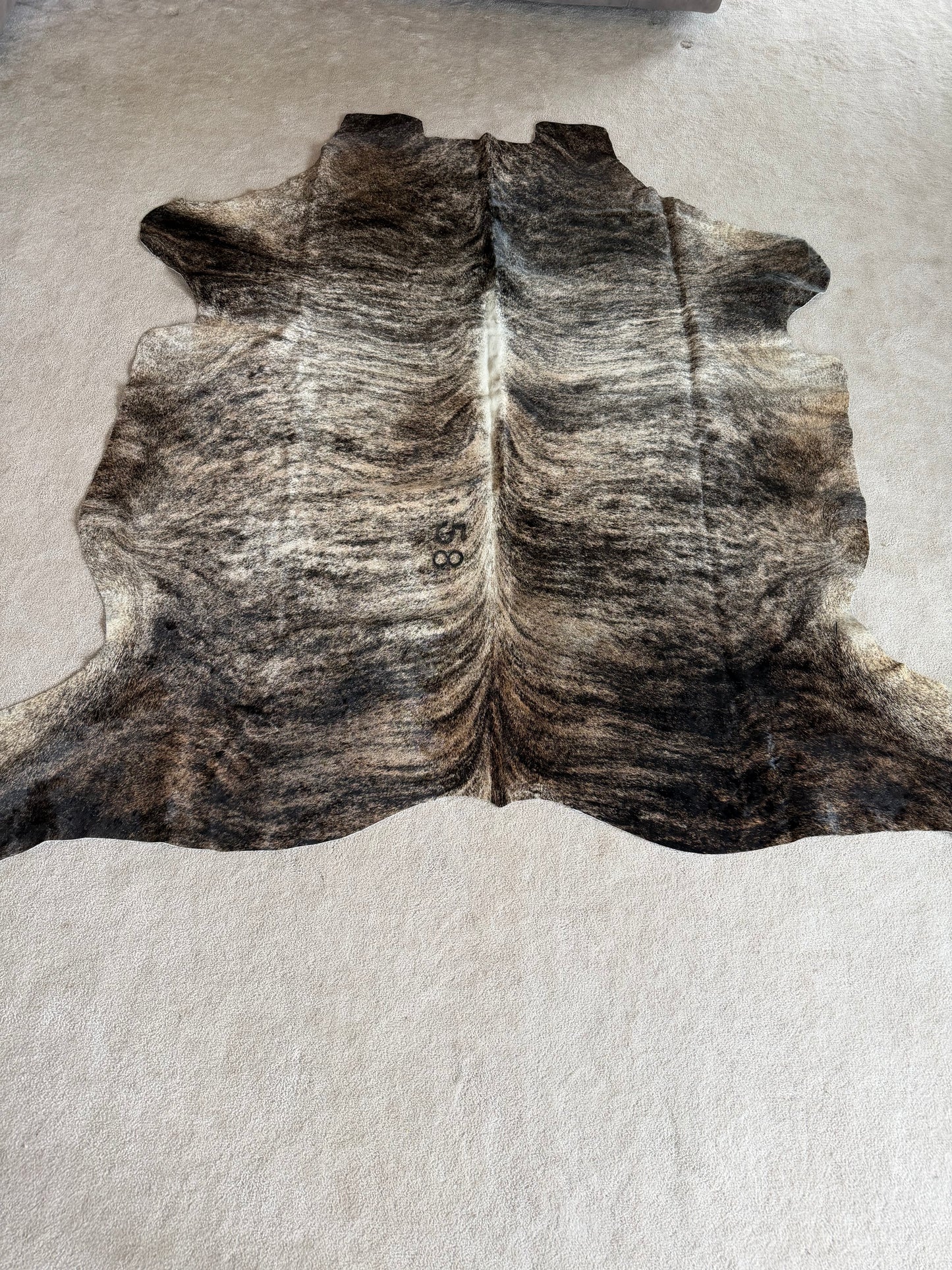 Hide #008 Tan Brindle Cowhide Rental