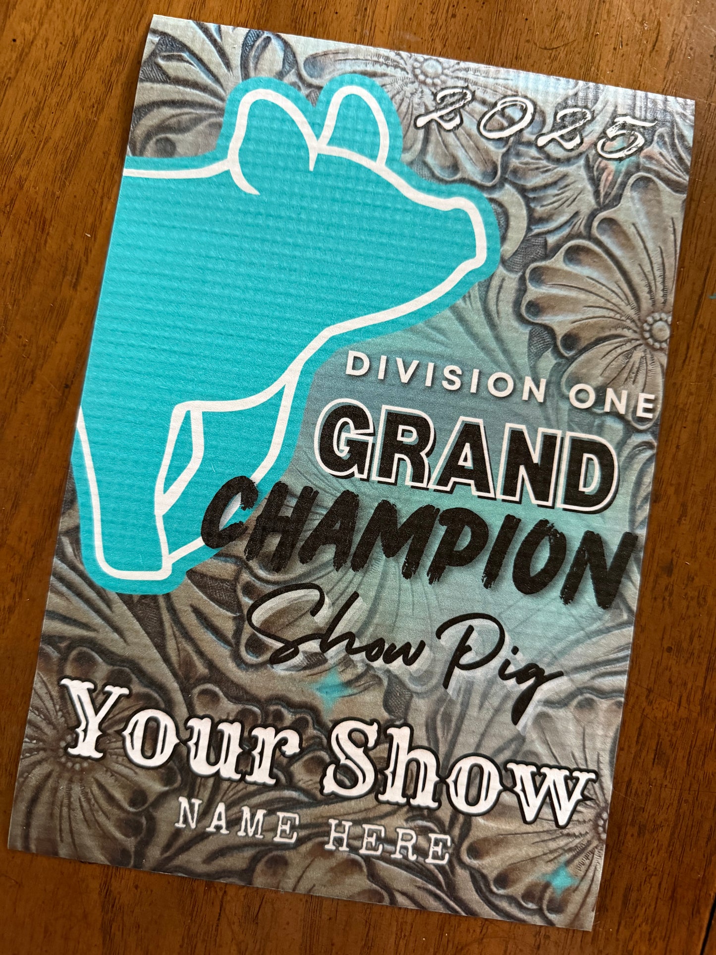 Tooled Heritage Livestock Show Banner