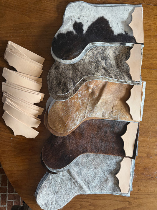 Cowhide stocking kits