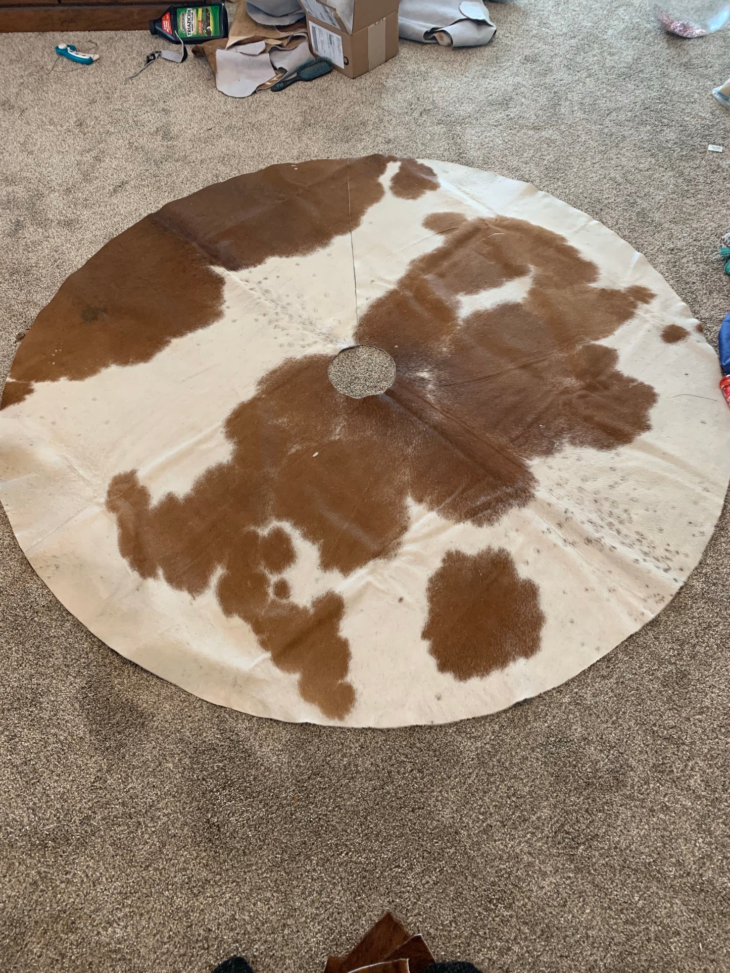 Cowhide Tree Skirt