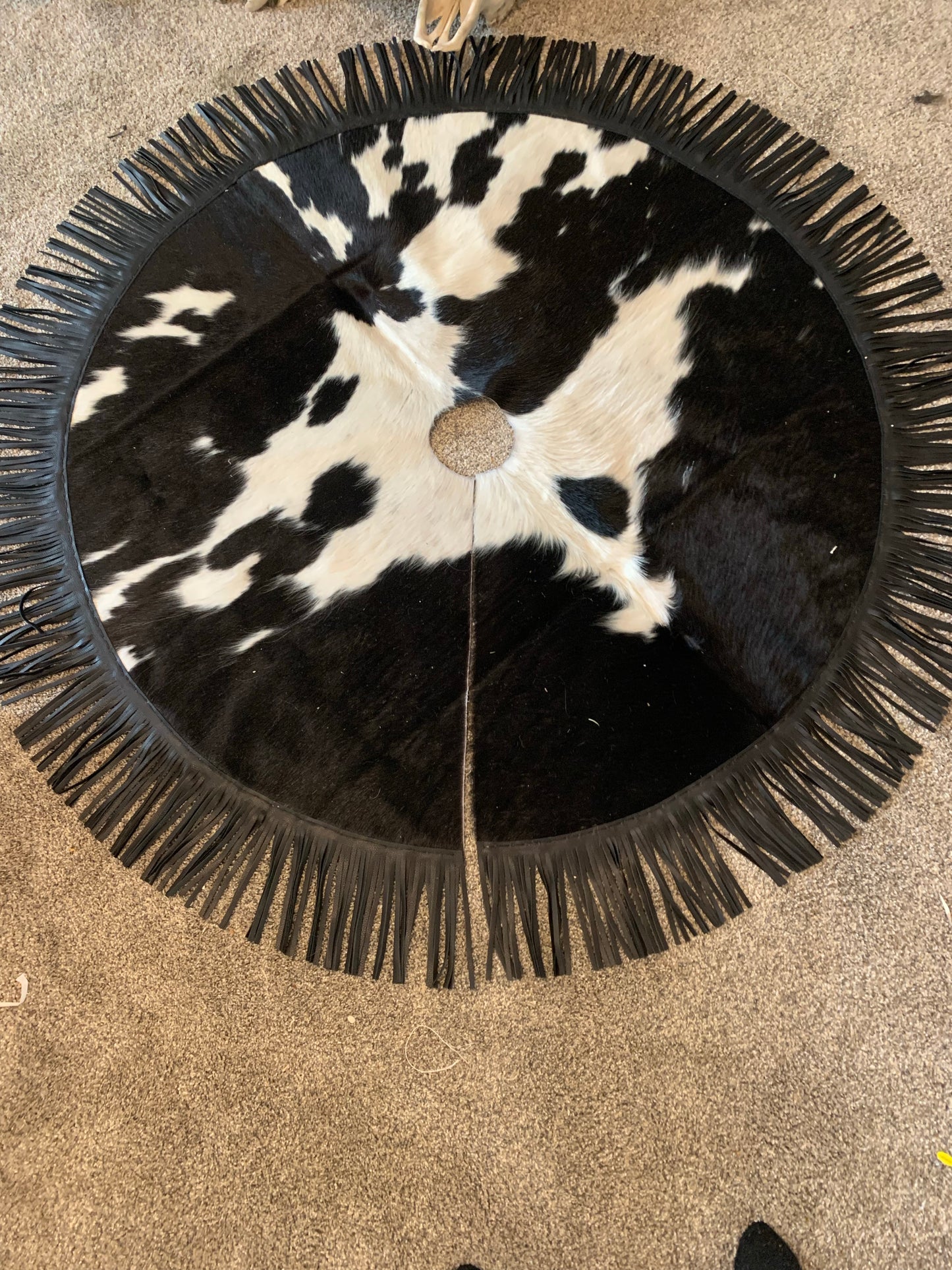 Cowhide Tree Skirt