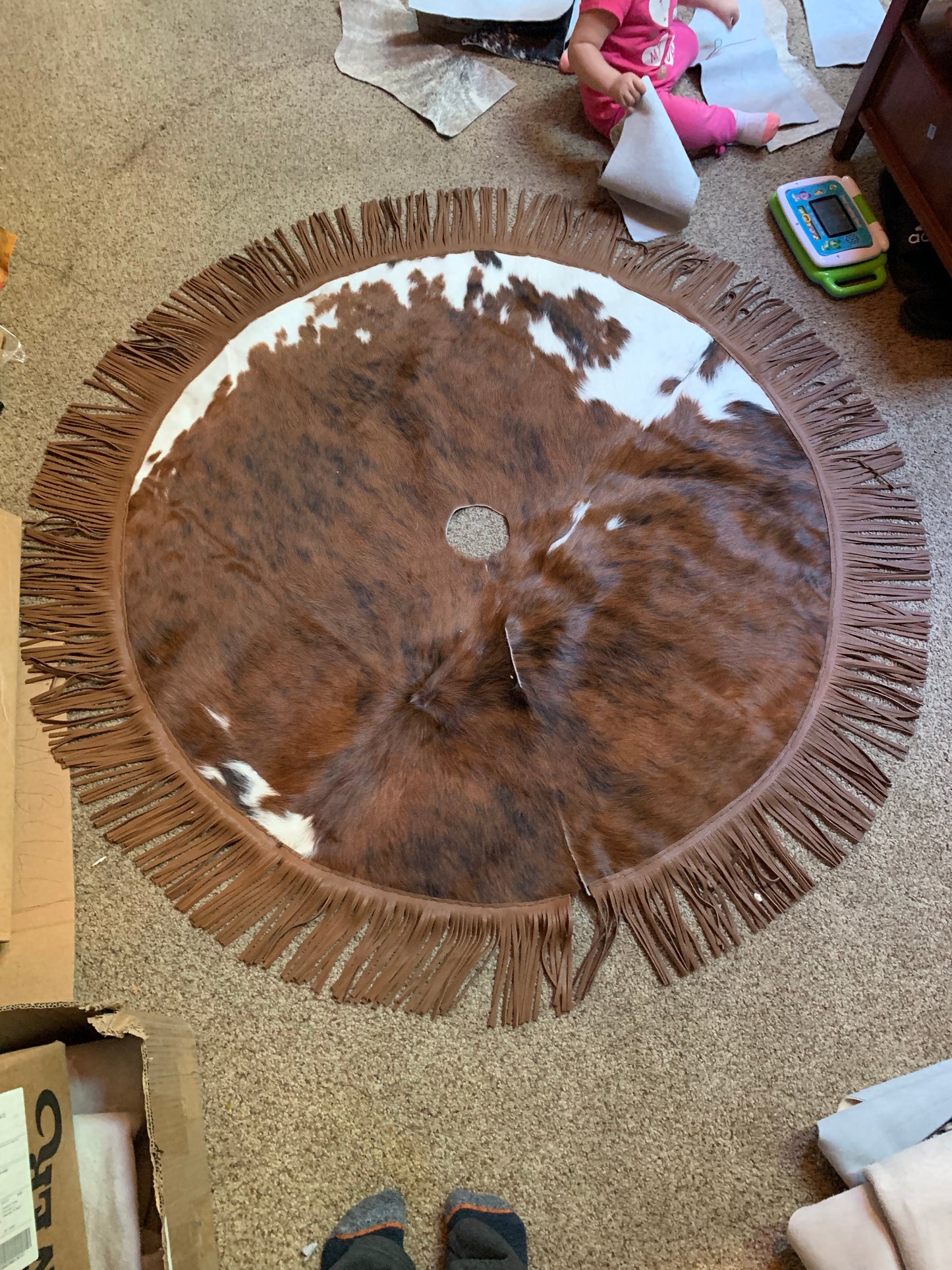 Cowhide Tree Skirt