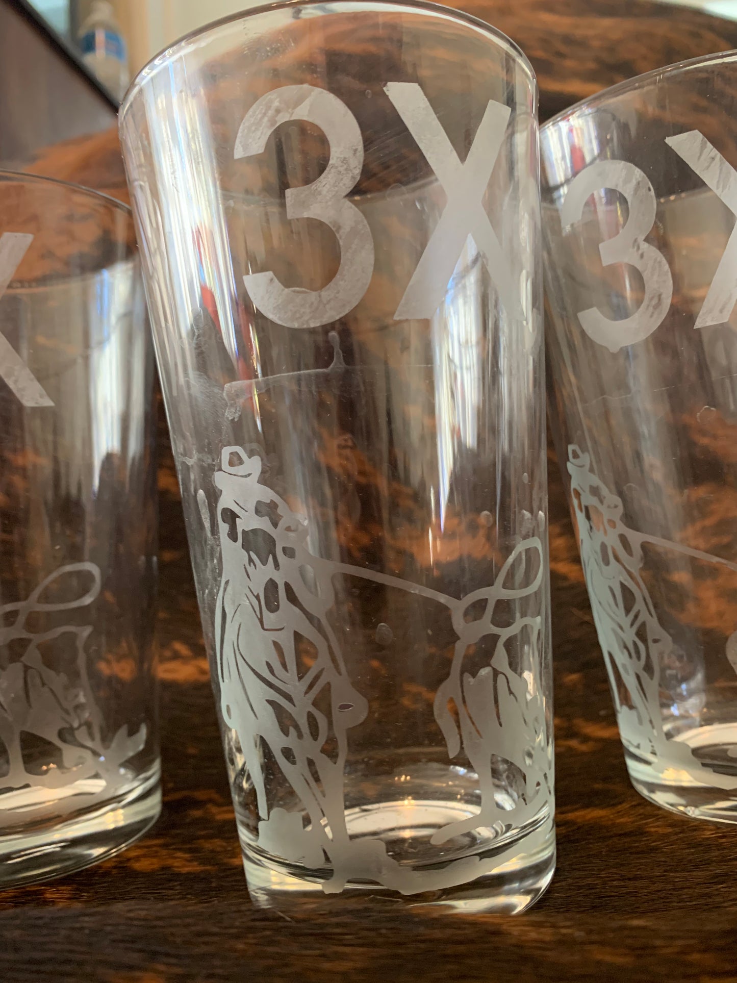 Custom Etched glassware