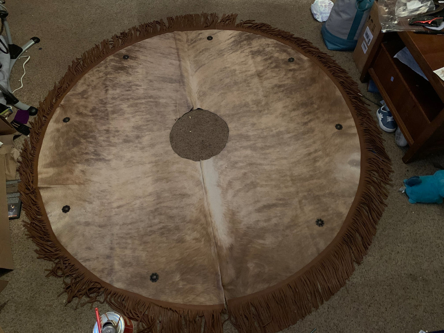 Cowhide Tree Skirt