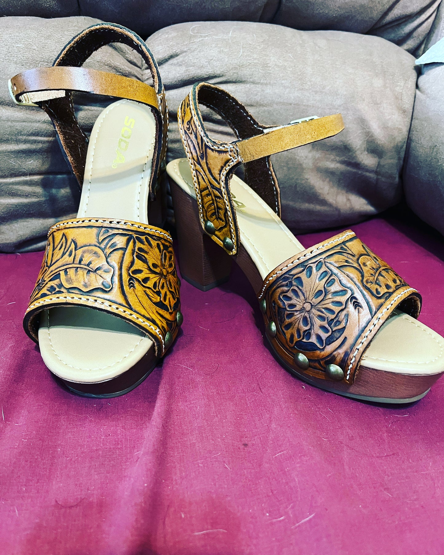 Custom Tooled High Heels