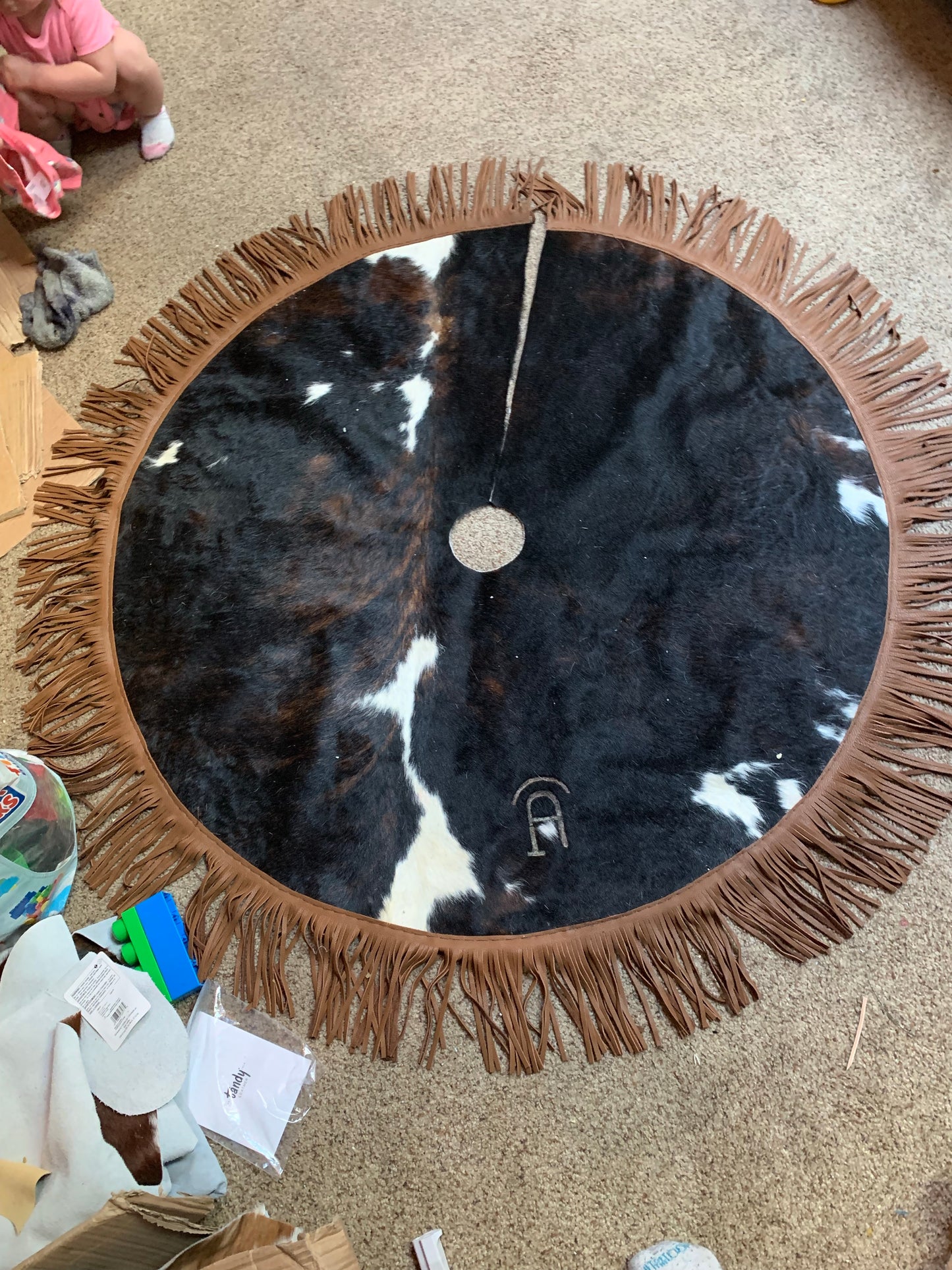 Cowhide Tree Skirt