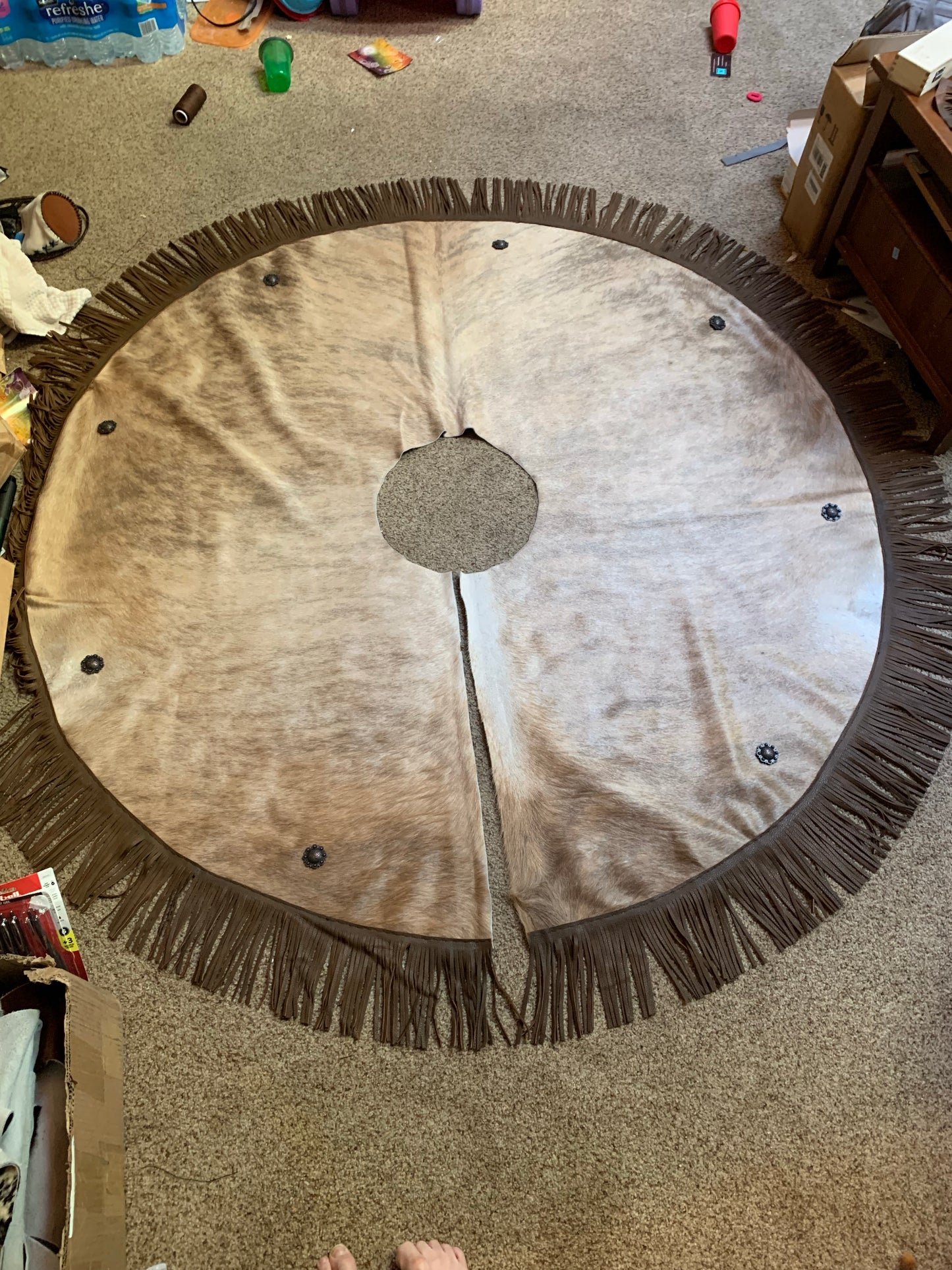 Cowhide Tree Skirt