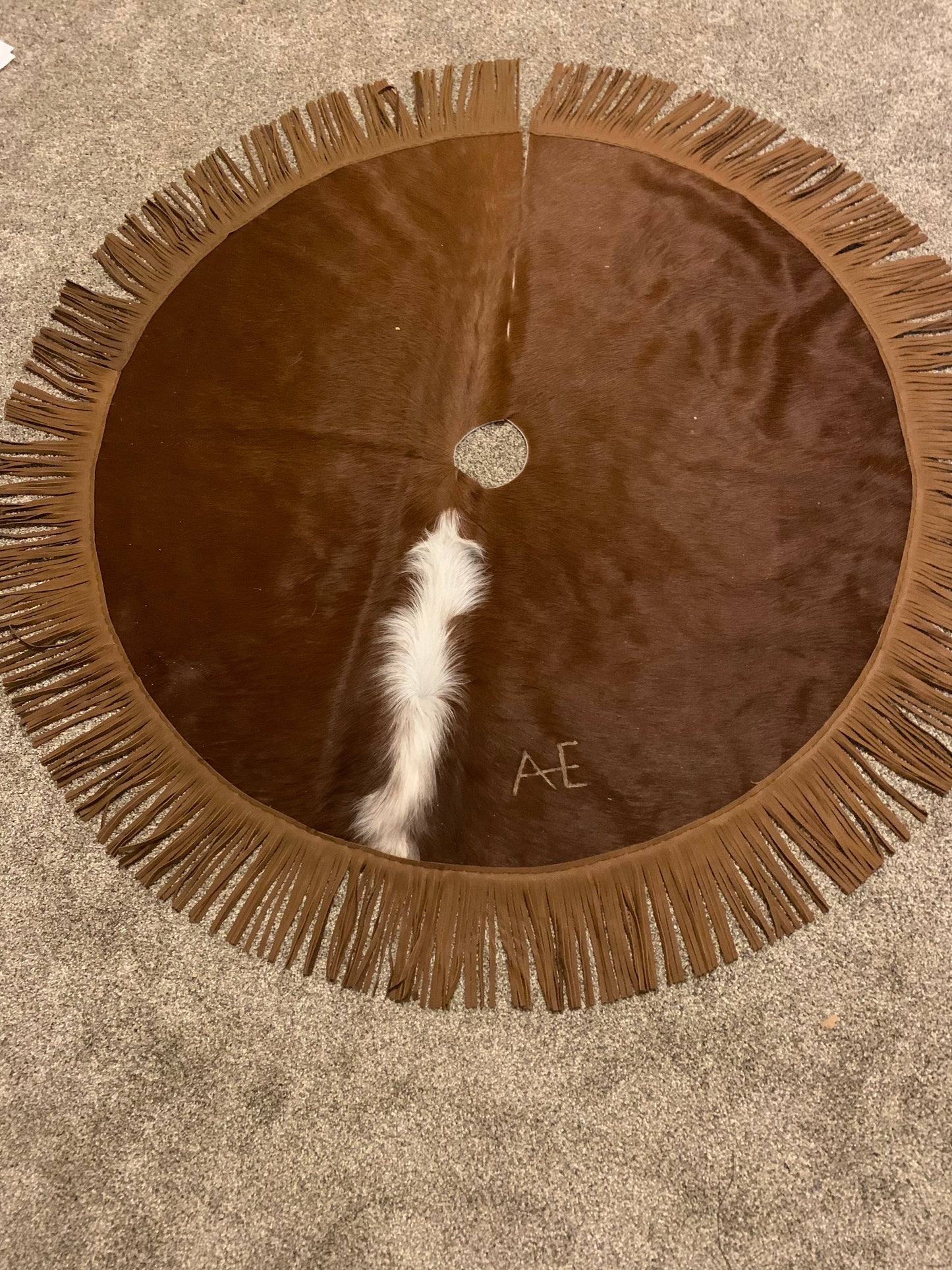 Cowhide Tree Skirt