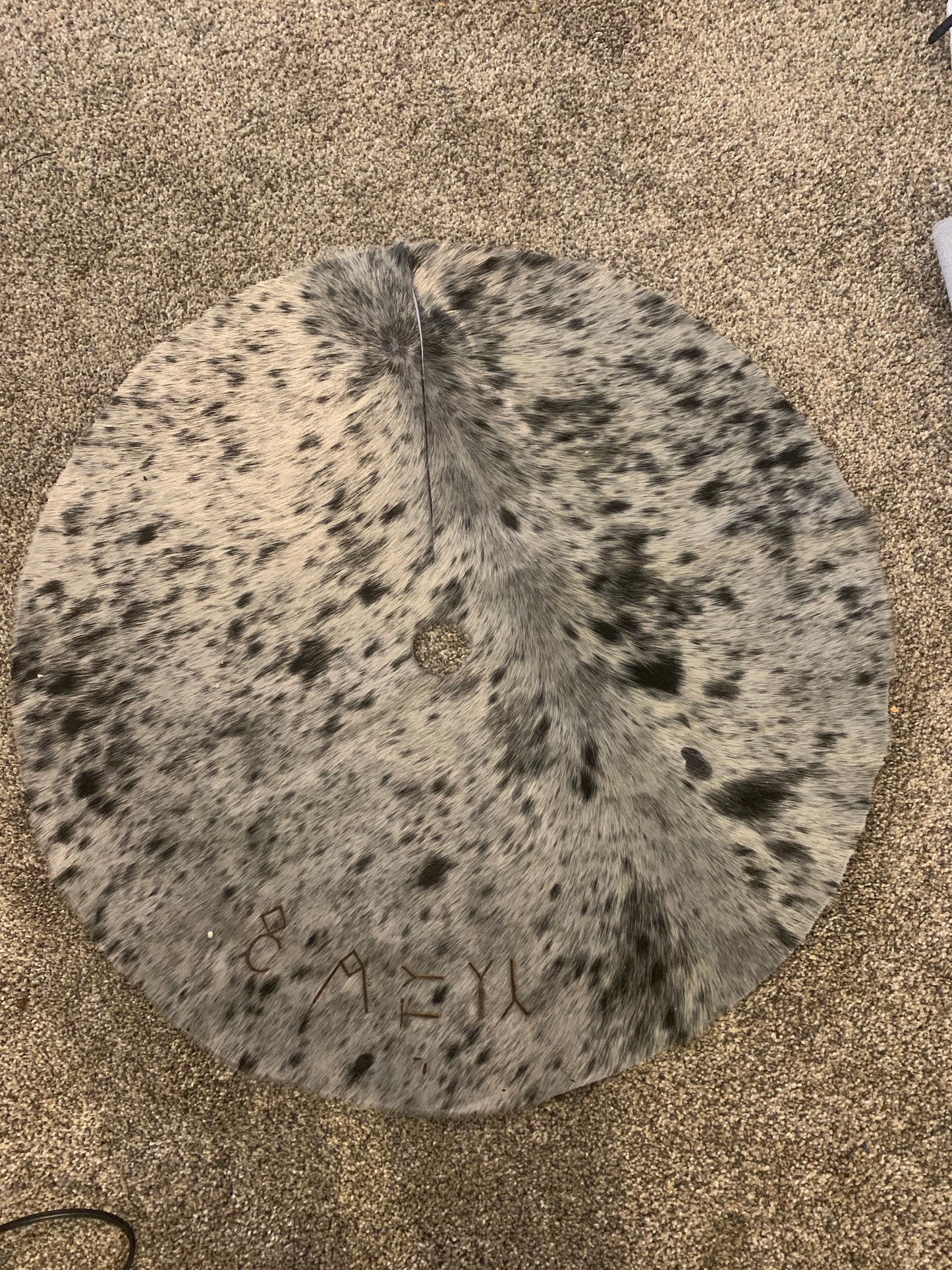 Cowhide Tree Skirt