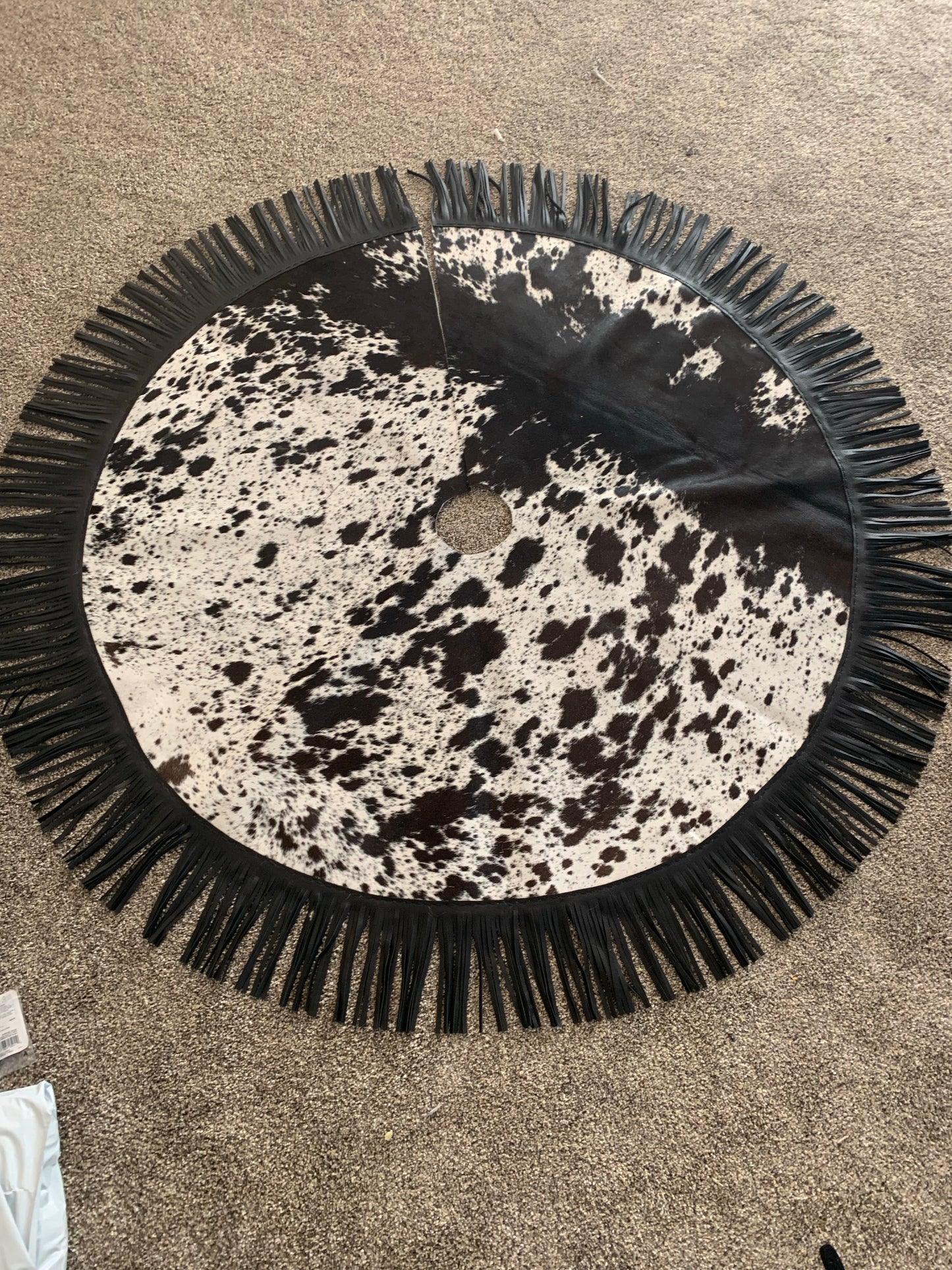 Cowhide Tree Skirt