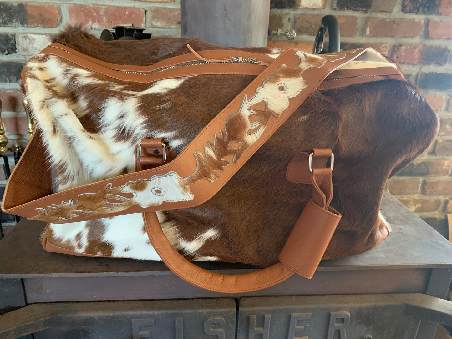 Cowhide Duffle Bag