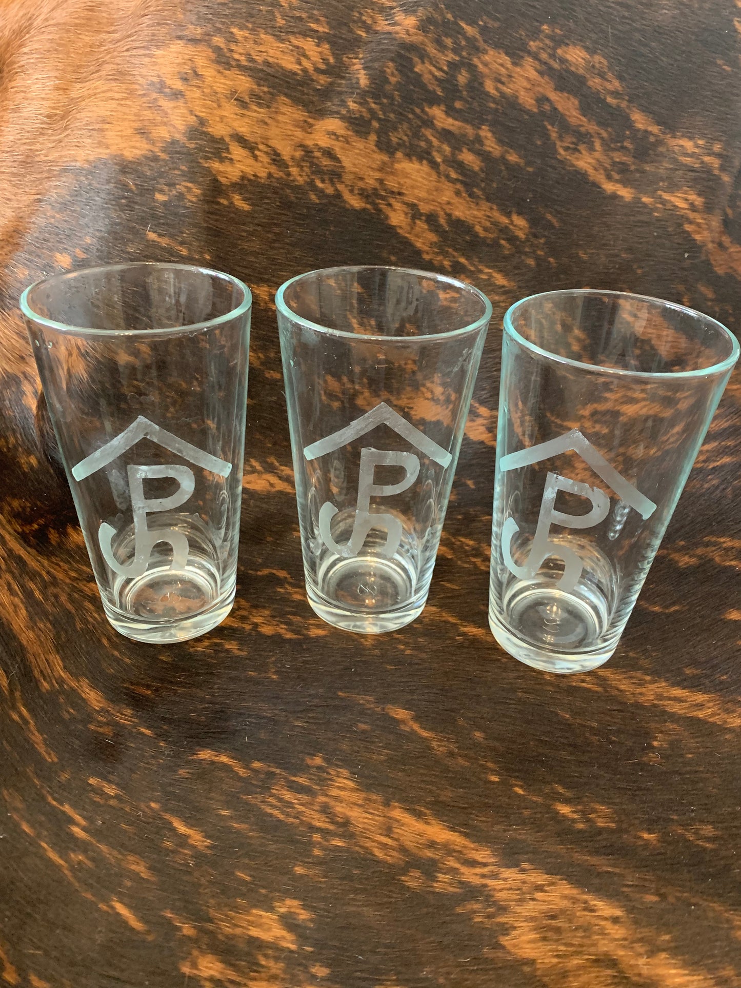 Custom Etched glassware