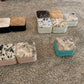 Cowhide topped Travel jewelry box